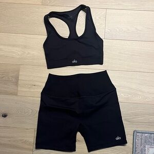 ALO Yoga Black Bike Shorts